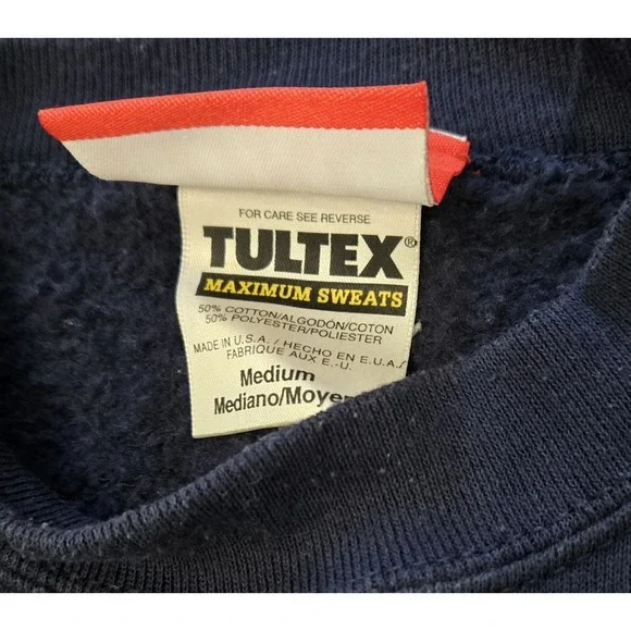 Vintage Coca-Cola Polar Bear Sweatshirt Medium Navy Crewneck 1995 90s - Picture 9 of 12